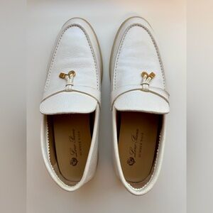 Loro Piana Summer Walk leather loafers